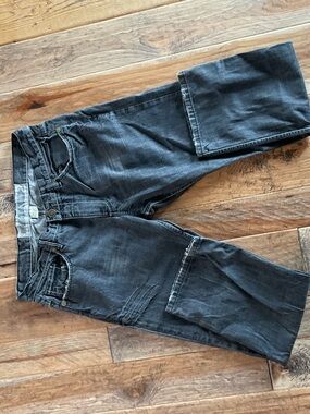 Kentucky Night Owl Men's Street Wear Relaxed Jeans in Washed Black